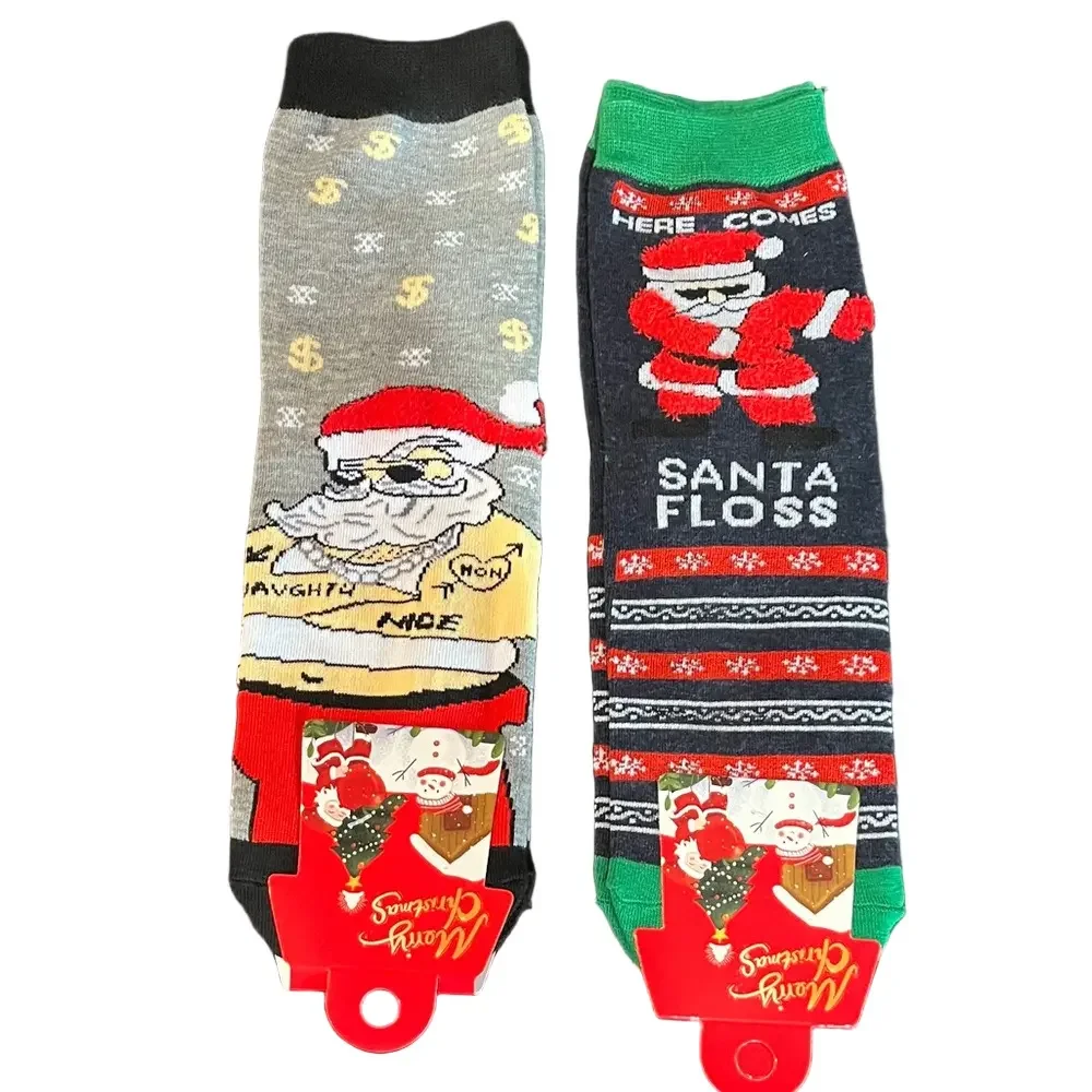 🇺🇸Set of Santa Floss Christmas Socks